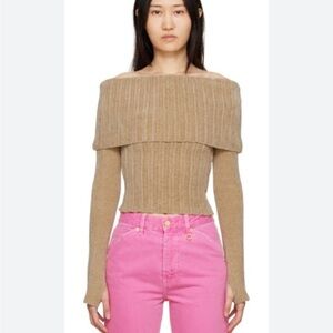 JACQUEMUS Beige 'La Maille Duci' Sweater